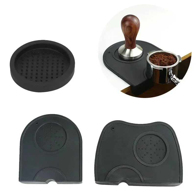 Kitchen Gadgets Website - Koffiepoeder Pad Antislip Siliconen Aanstampen Station