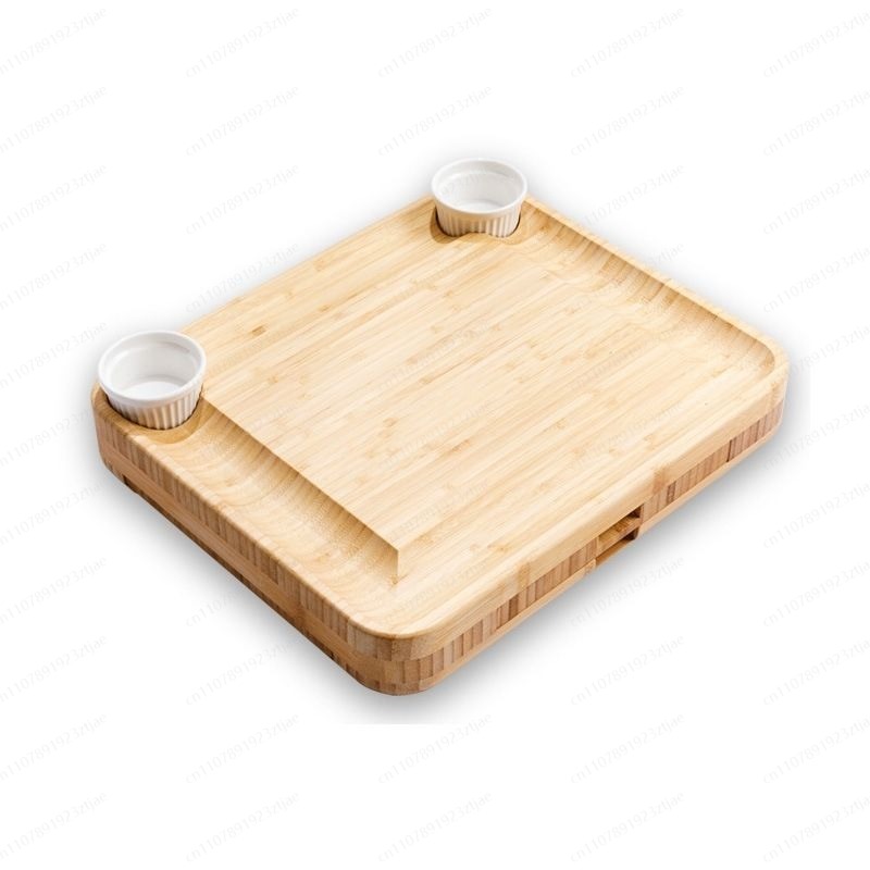 Bamboo Cutting Board - 3-laden bamboe kaas- en snijplankset, serveerschaal