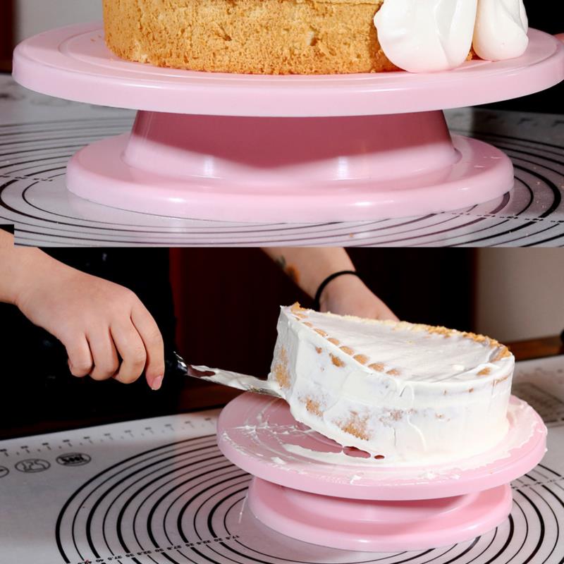 Cake Decorating Turntable - 1Pc Anti-Slip Draaibare Ronde Taartdraaischijf voor