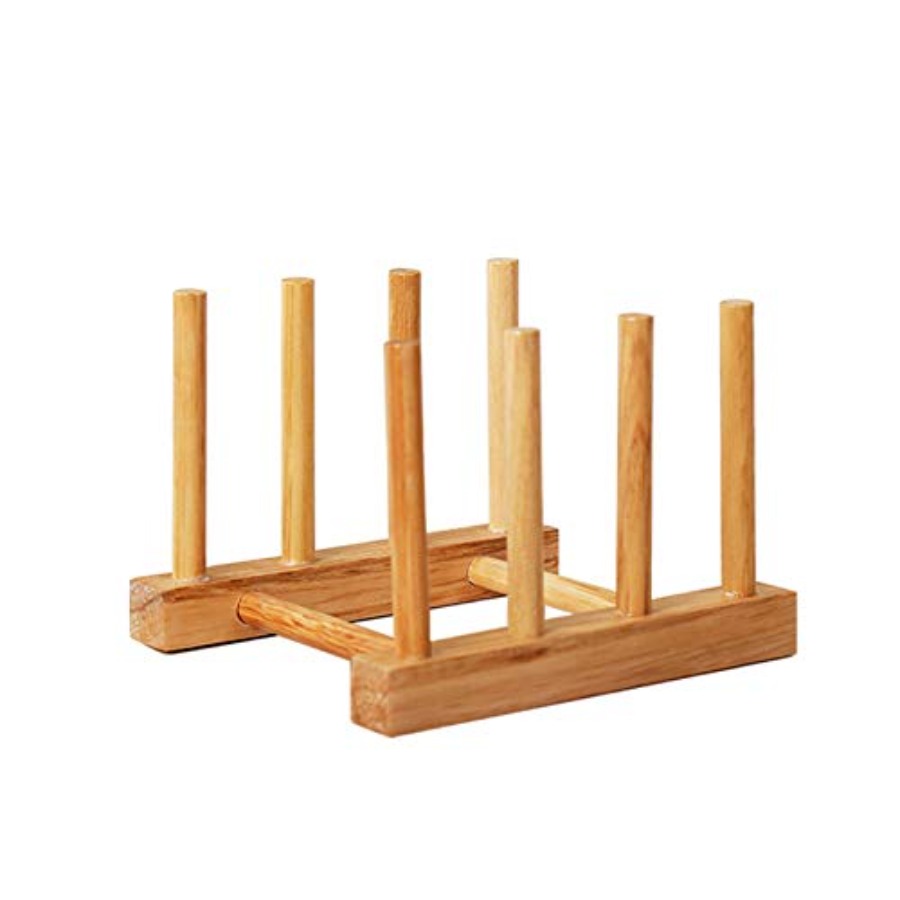 Bamboo Cutting Board - Bamboe afdruiprek, organizer voor pannen, borden