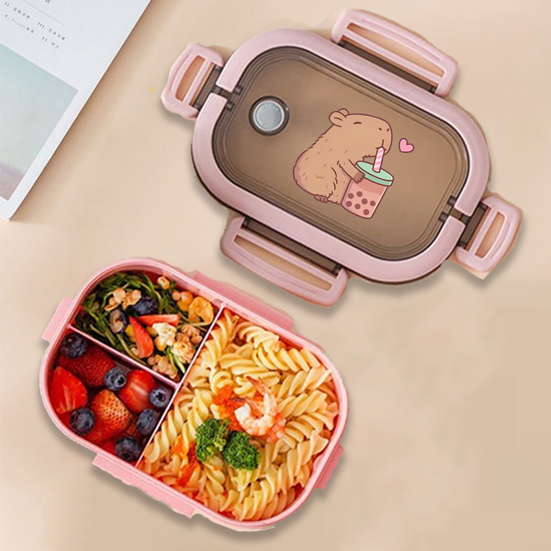 Kitchen Gadgets Website - Capybara Bento Lunchbox Anime Dieren Print