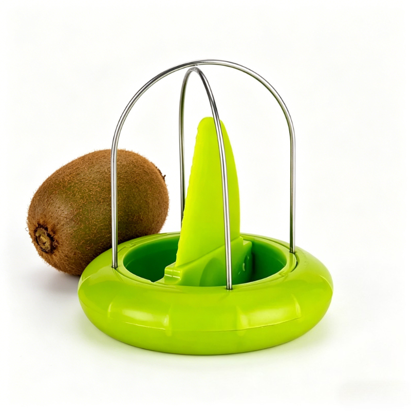 Kitchen Gadgets Essential - Creatieve roestvrijstalen kiwi-schiller, snel fruit-schil- en
