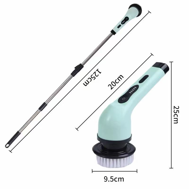 Kitchen Gadgets Electric - 9-in-1 elektrische reinigingsborstel Elektrische draaiende reinigingsschrobber