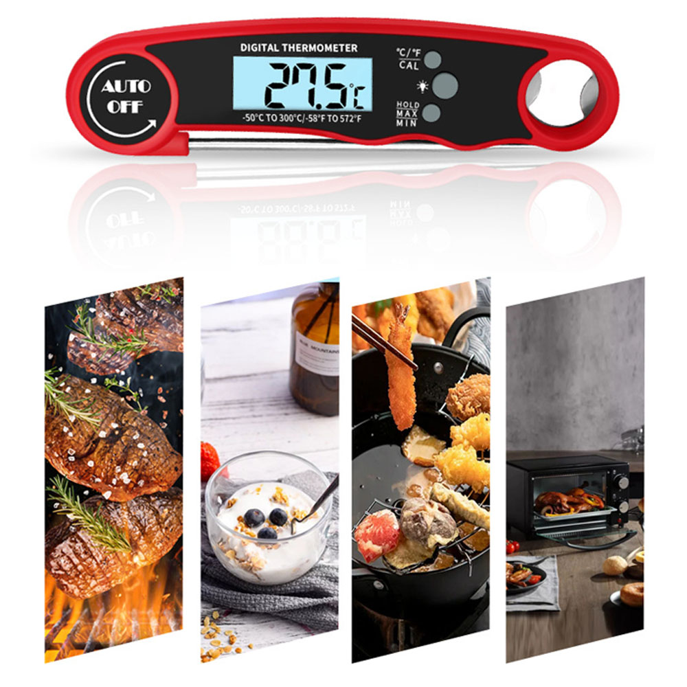 Kitchen Gadgets Essential - Digitale vleesthermometer – direct afleesbare voedselthermometer