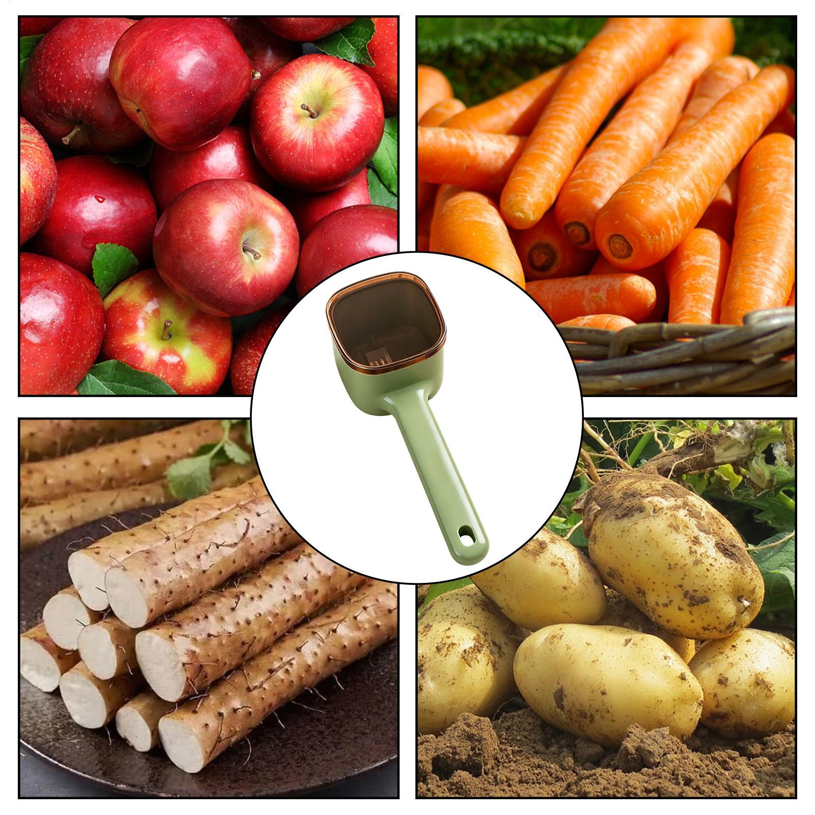 Kitchen Room Gadgets - Dunschiller met opbergdoos Fruit-schilapparaat met opbergruimte