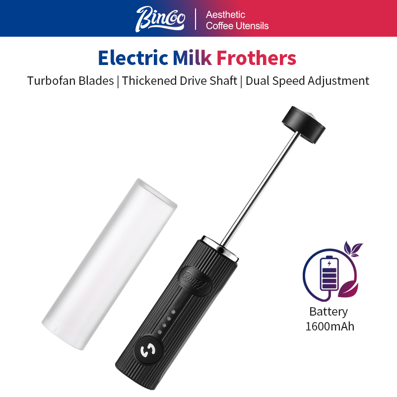Kitchen Gadgets Website - BINCOO Elektrische koffieopschuimer USB oplaadbaar 2