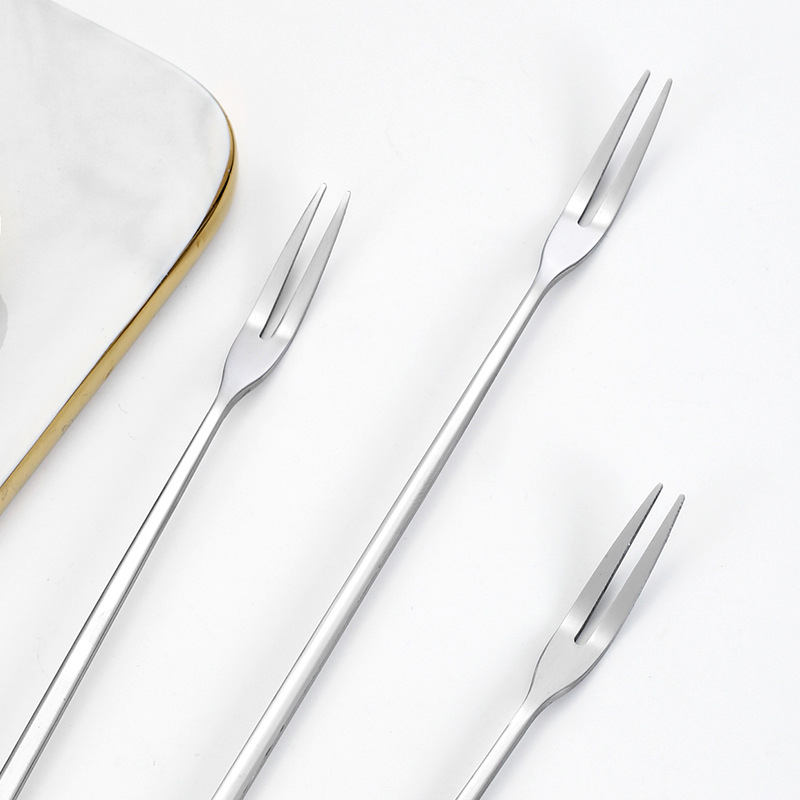 Kitchen Gadgets Needed - 2 Stuks Lange Steelen Handgreep Roestvrijstalen