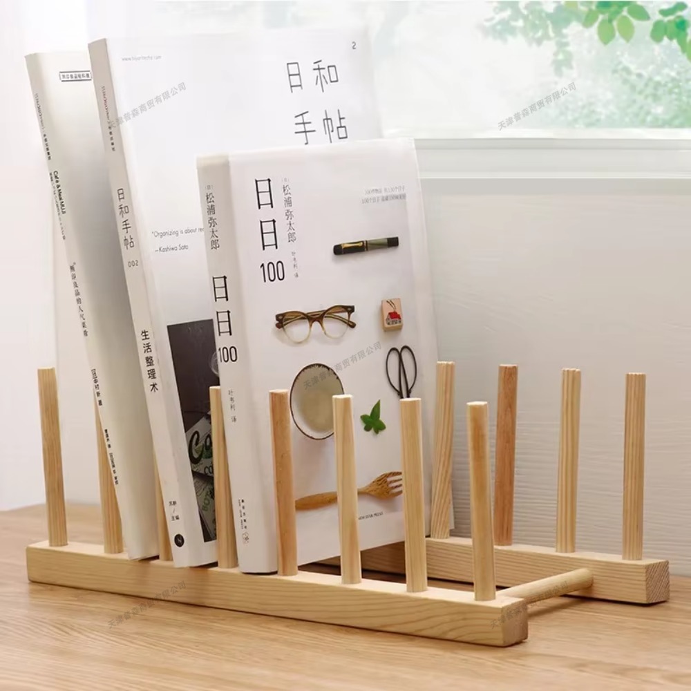 Bamboo Cutting Board - DIY Bamboe Afdruiprek Houten Bordschotelrek Keukenopberger
