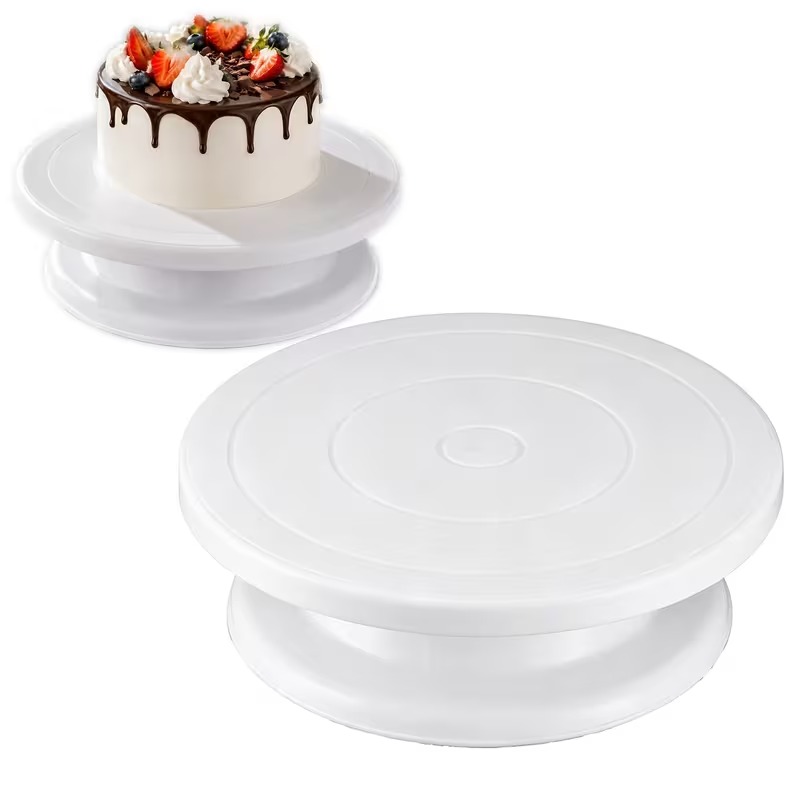 Cake Decorating Turntable - Een taartdraaischijf of draaibaar taartplateau, geschikt