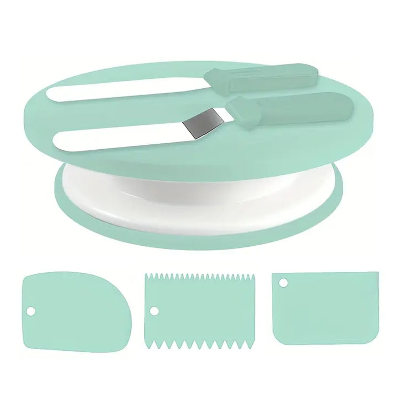 6 STKS Taartversieringsset met - Cake Decorating Turntable recensie en prijs