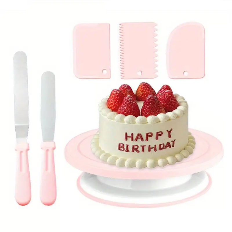 6 STKS Taartversieringsset met - Cake Decorating Turntable recensie en prijs