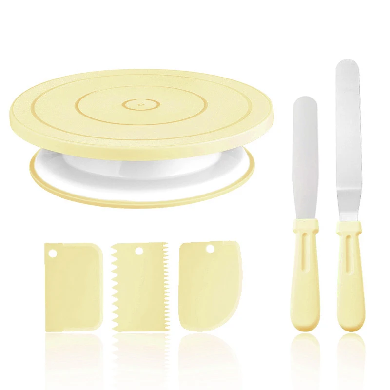 6 STKS Taartversieringsset met - Cake Decorating Turntable recensie en prijs
