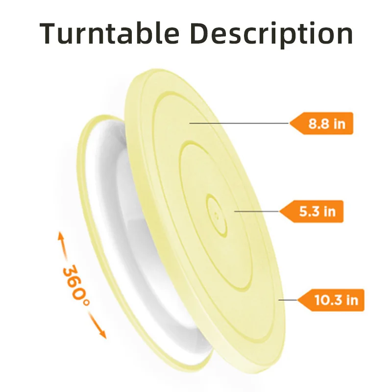 6 STKS Taartversieringsset met - Cake Decorating Turntable recensie en prijs