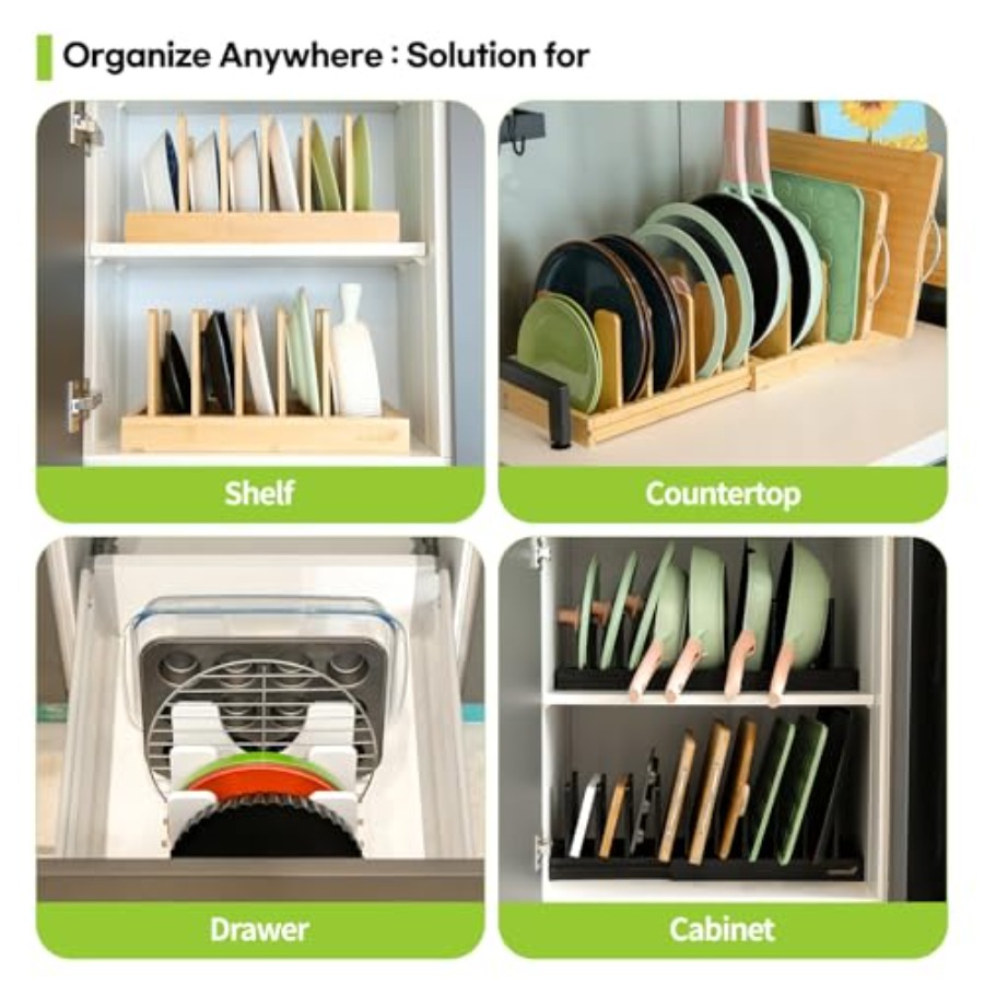Pannen- en pottenorganizer ond - Bamboo Cutting Board recensie en prijs