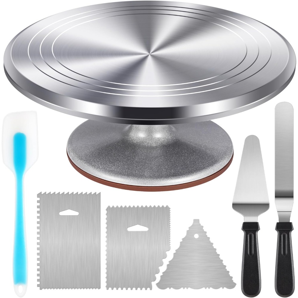 Aluminium taartdraaitafelset m - Cake Decorating Turntable recensie en prijs