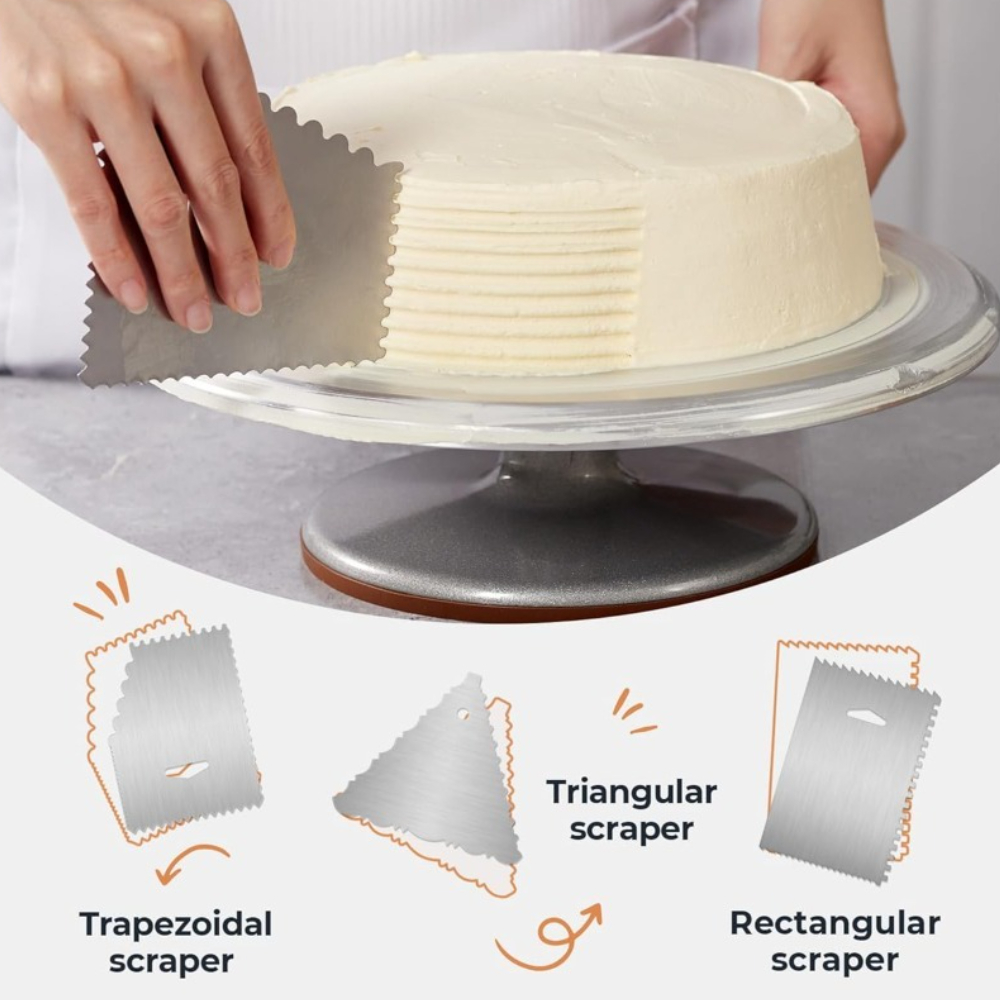 Aluminium taartdraaitafelset m - Cake Decorating Turntable recensie en prijs