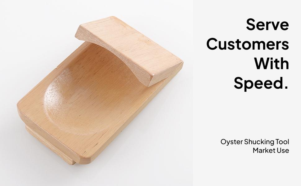 Creatieve houten oesterhouder  - Kitchen Room Gadgets recensie en prijs
