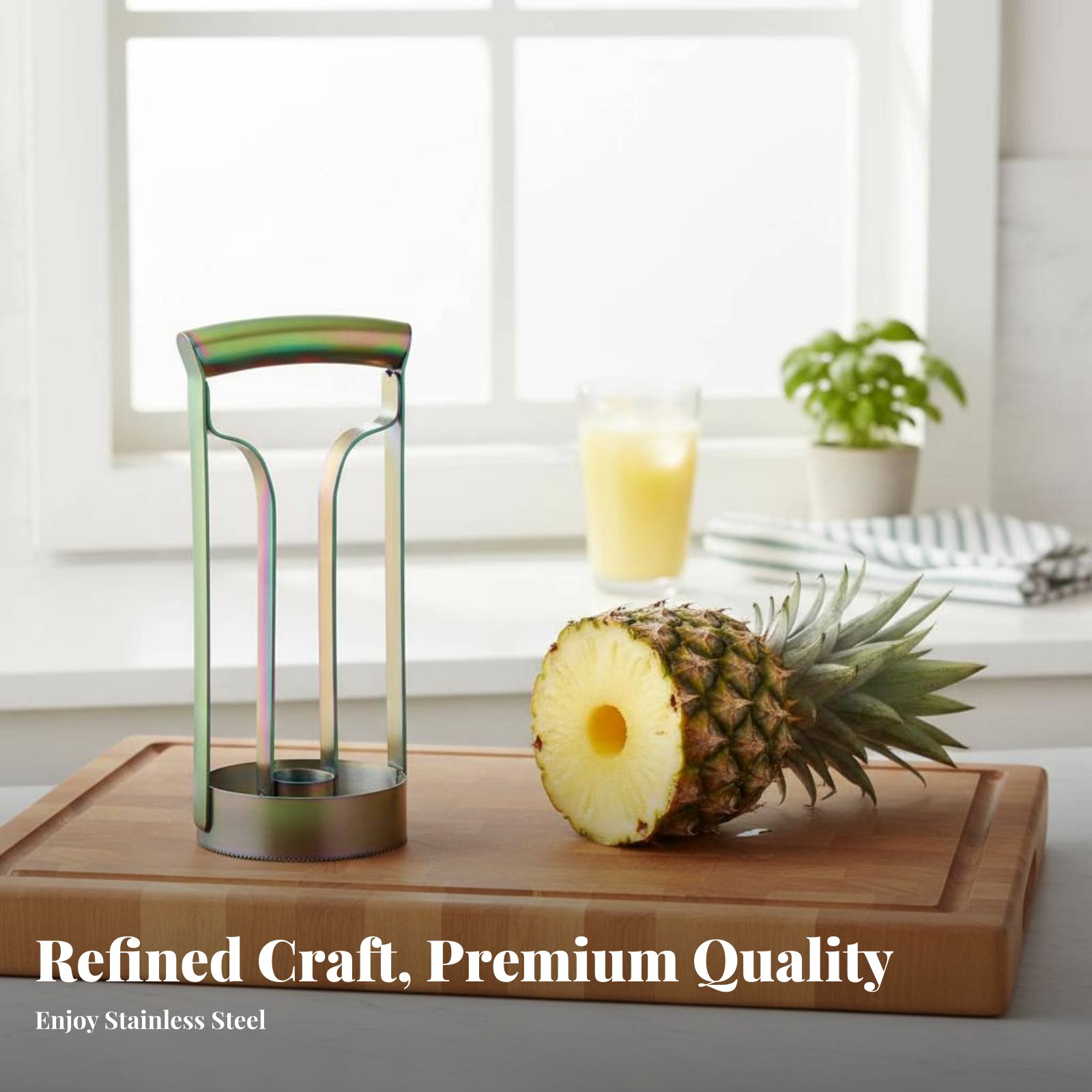Roestvrijstalen ananassnijder  - Kitchen Gadgets Useful recensie en prijs