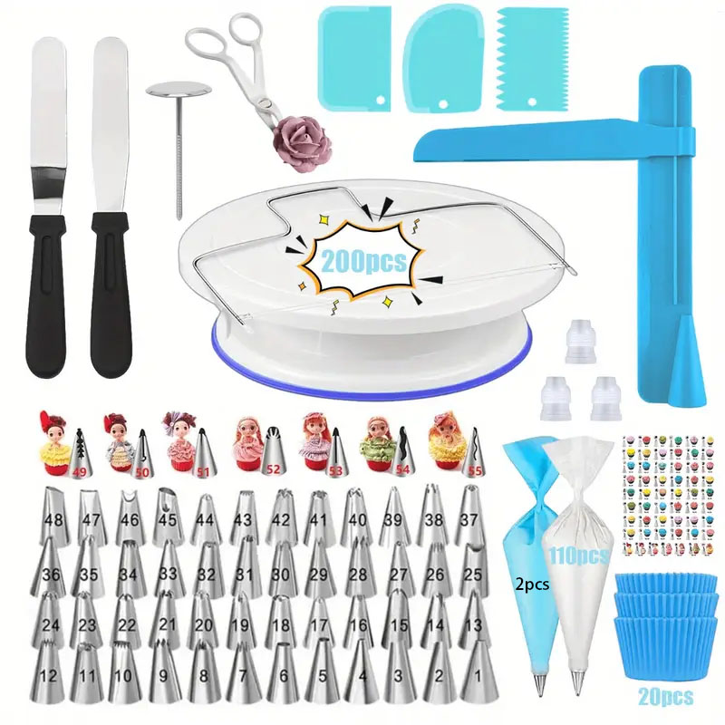 200 STKS Ultieme Cake Draaitaf - Cake Decorating Turntable recensie en prijs