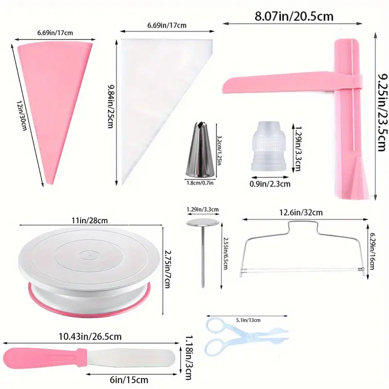 200 STKS Ultieme Cake Draaitaf - Cake Decorating Turntable recensie en prijs