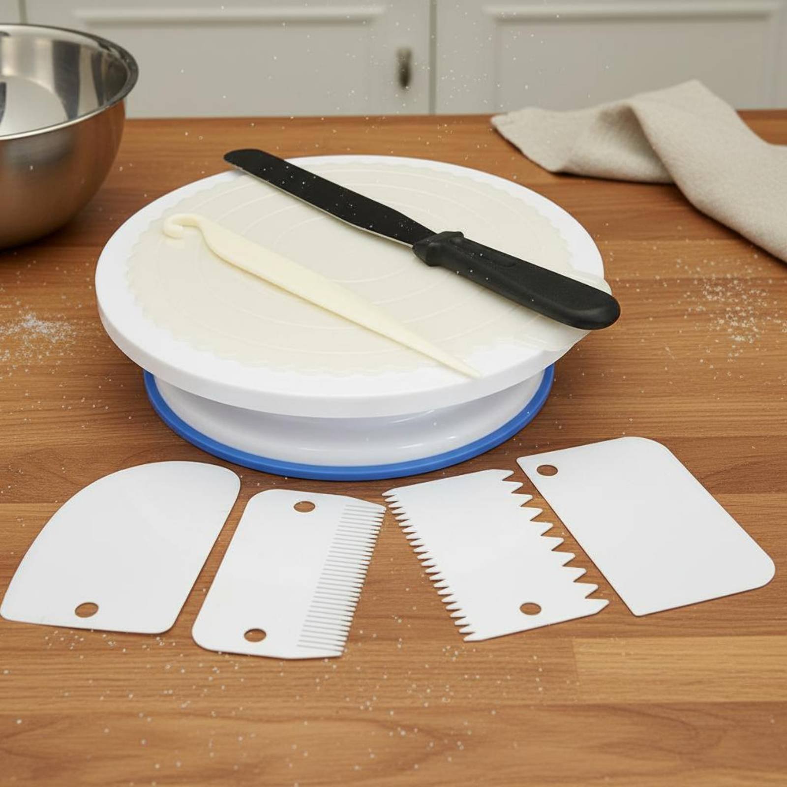 Taartdraaischijf en decoraties - Cake Decorating Turntable recensie en prijs