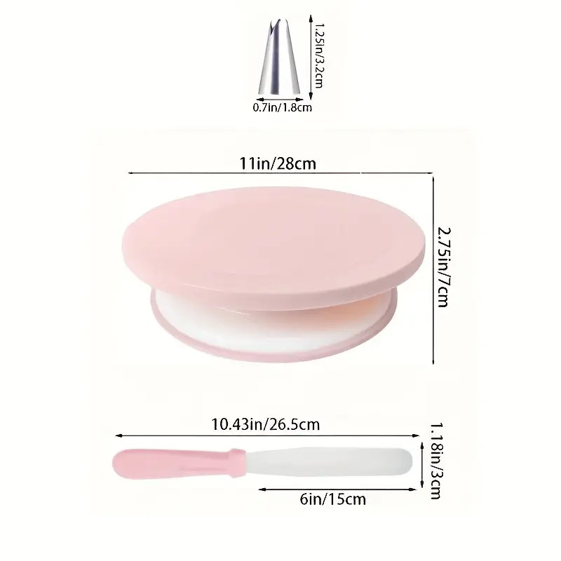 32-delige taartversieringsset  - Cake Decorating Turntable recensie en prijs
