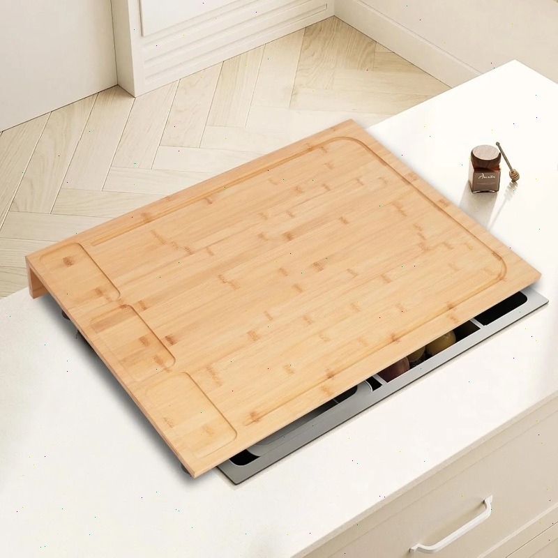 Grote bamboe kookplaatafdekkin - Bamboo Cutting Board recensie en prijs