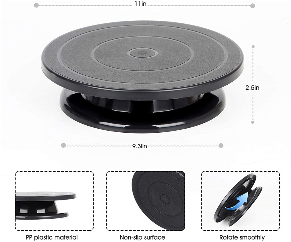 6 Stuks Taart Draaitafel Met 2 - Cake Decorating Turntable recensie en prijs