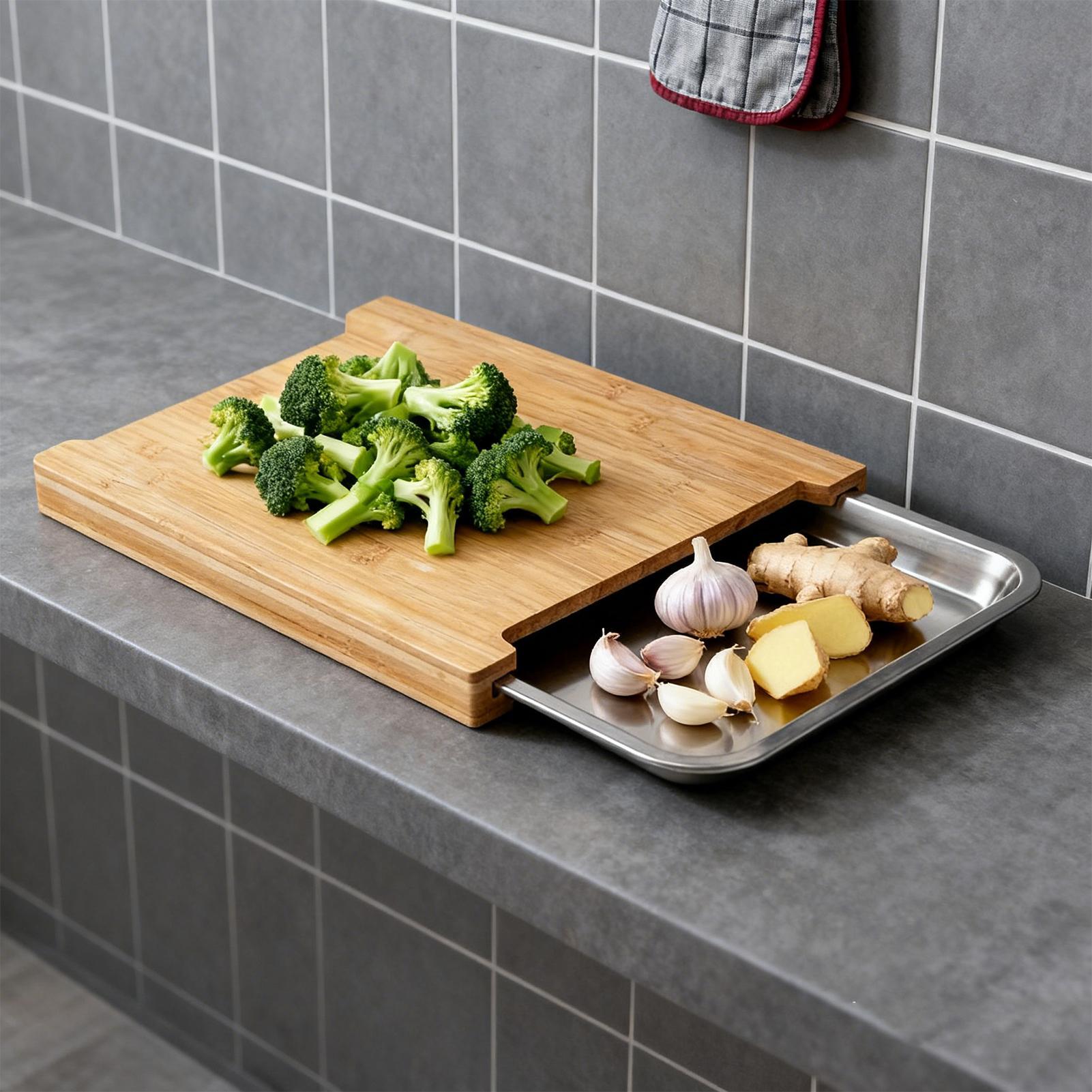 Houten snijplank, antislip, vo - Bamboo Cutting Board recensie en prijs