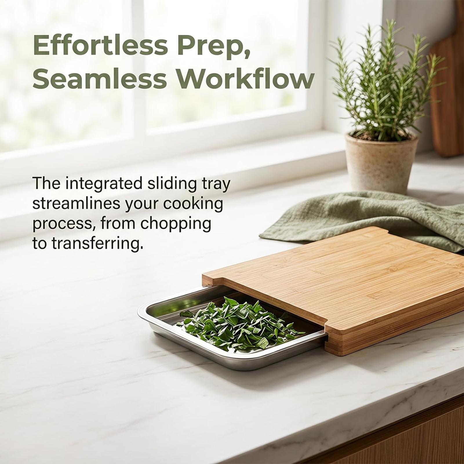 Houten snijplank, antislip, vo - Bamboo Cutting Board recensie en prijs