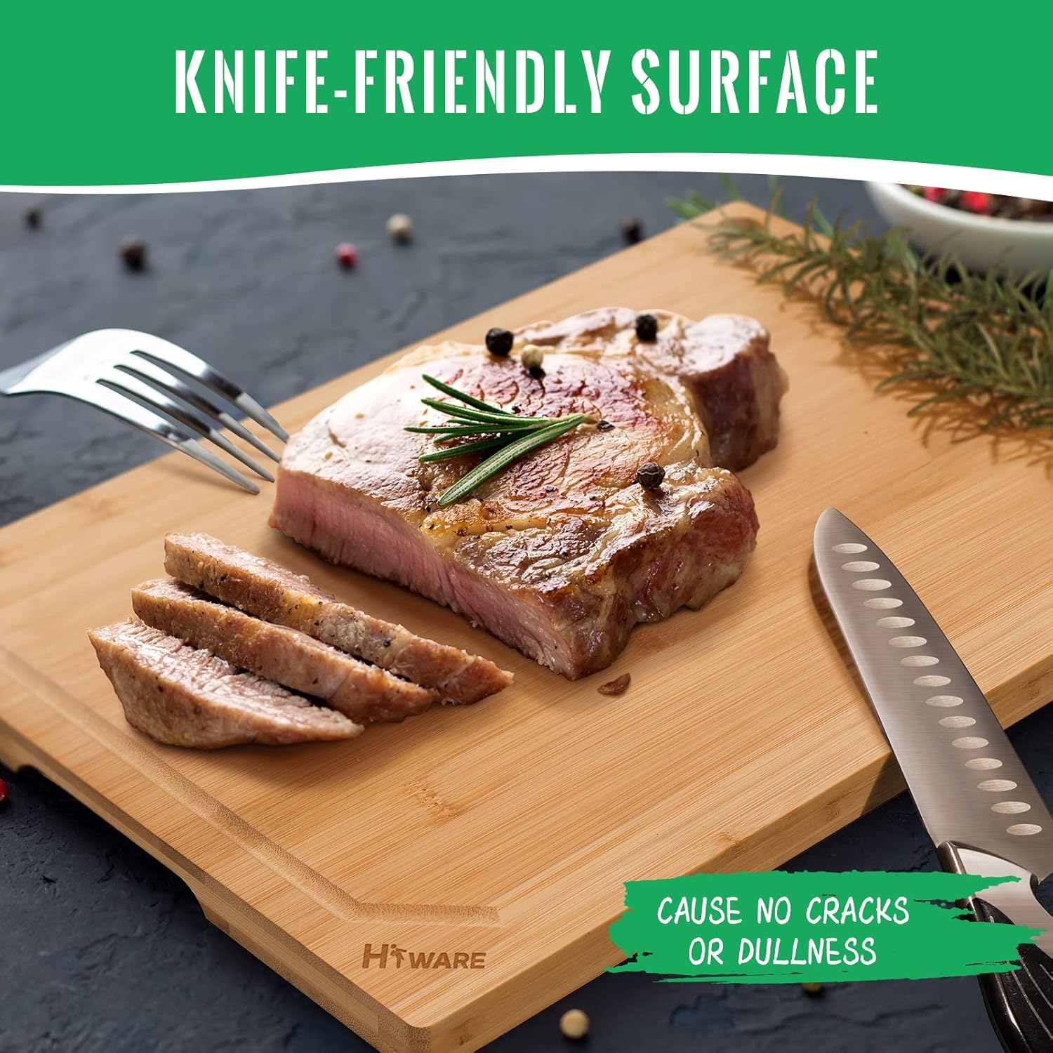 Bamboe snijplank voor de keuke - Bamboo Cutting Board recensie en prijs