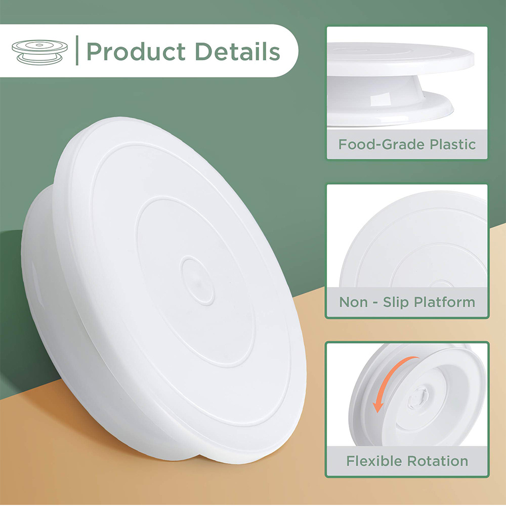 Plastic Taart Draaitafel Keuke - Cake Decorating Turntable recensie en prijs