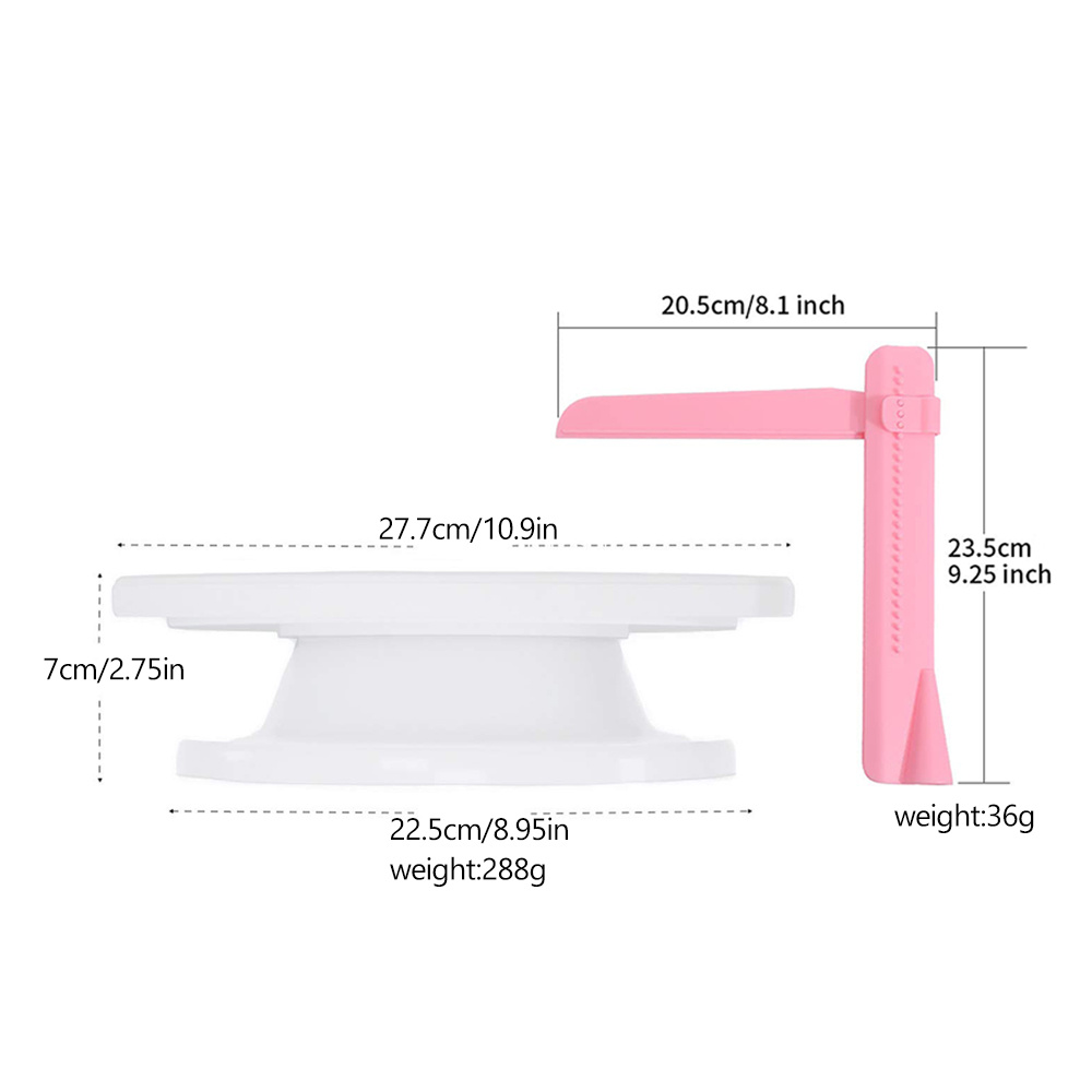 Plastic Taart Draaitafel Keuke - Cake Decorating Turntable recensie en prijs
