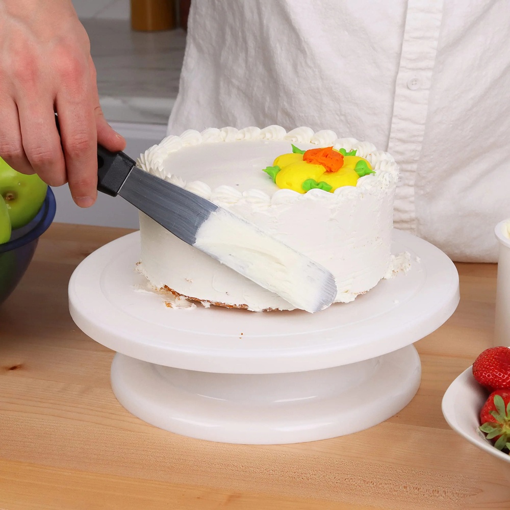 Draaibare taartplateau set met - Cake Decorating Turntable recensie en prijs