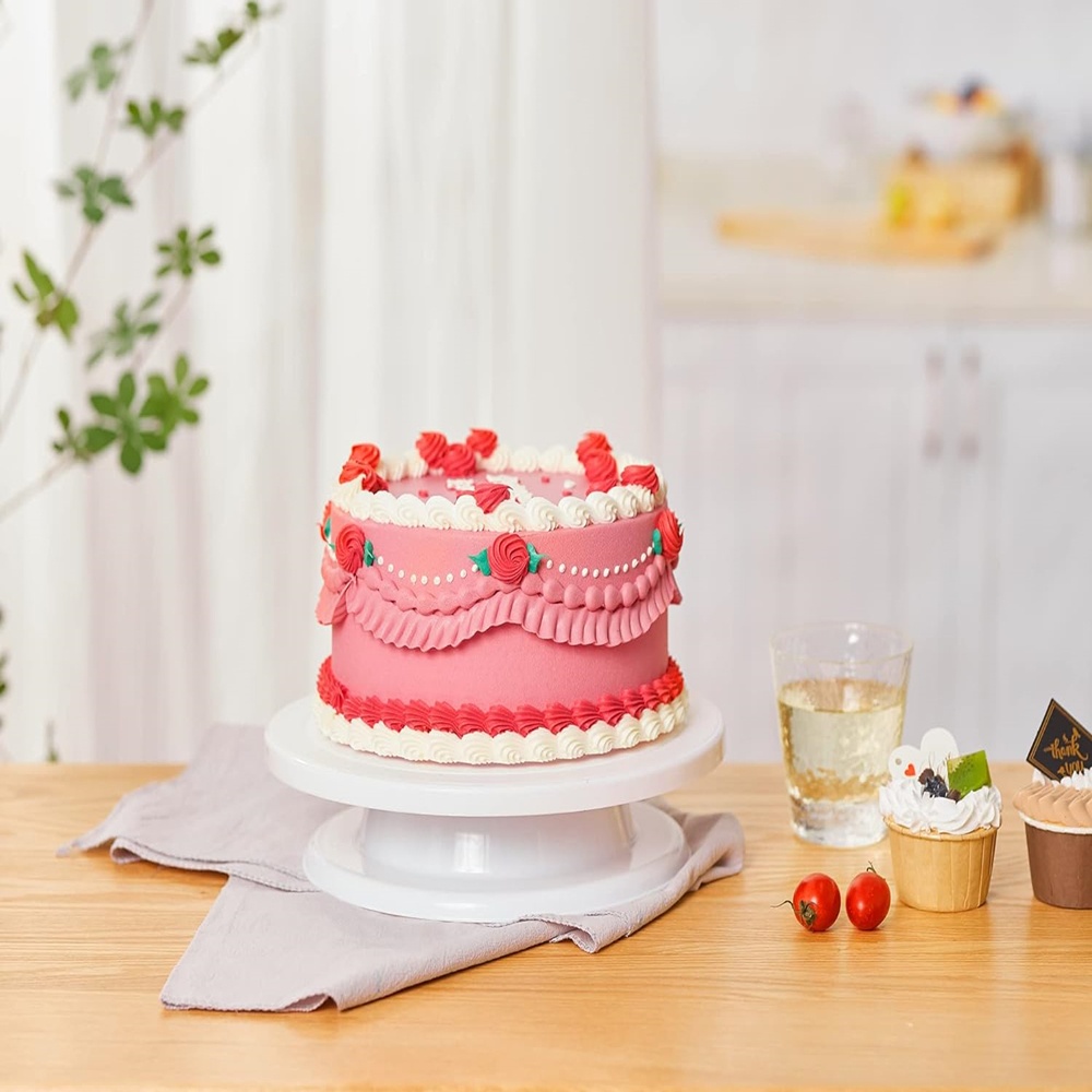 Draaibare taartplateau set met - Cake Decorating Turntable recensie en prijs