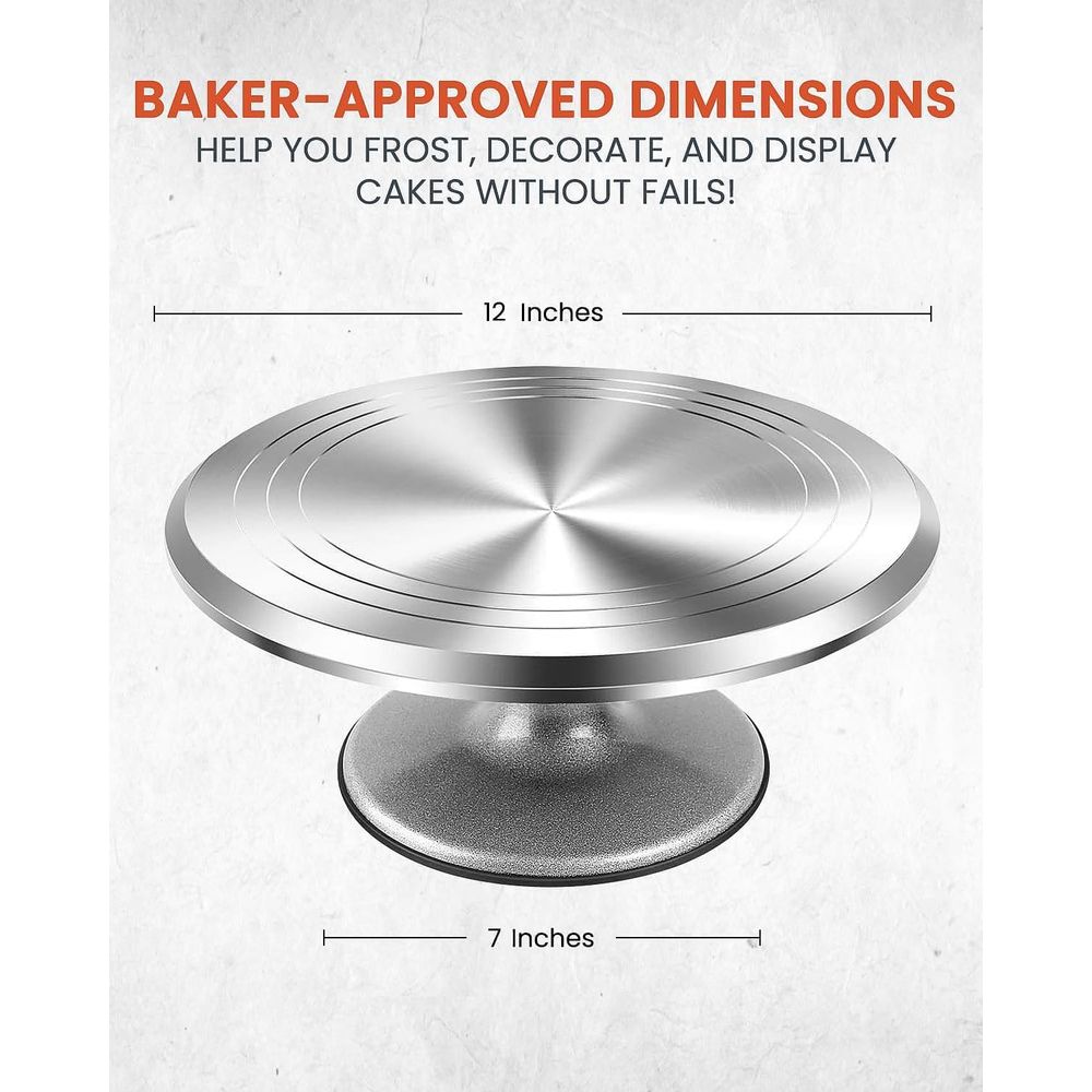 12 inch draaibare taartplateau - Cake Decorating Turntable recensie en prijs