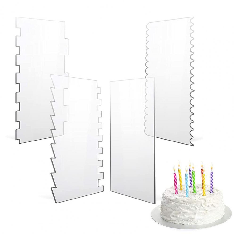 Taartkamset 4-delig, acryl taa - Cake Decorating Turntable recensie en prijs