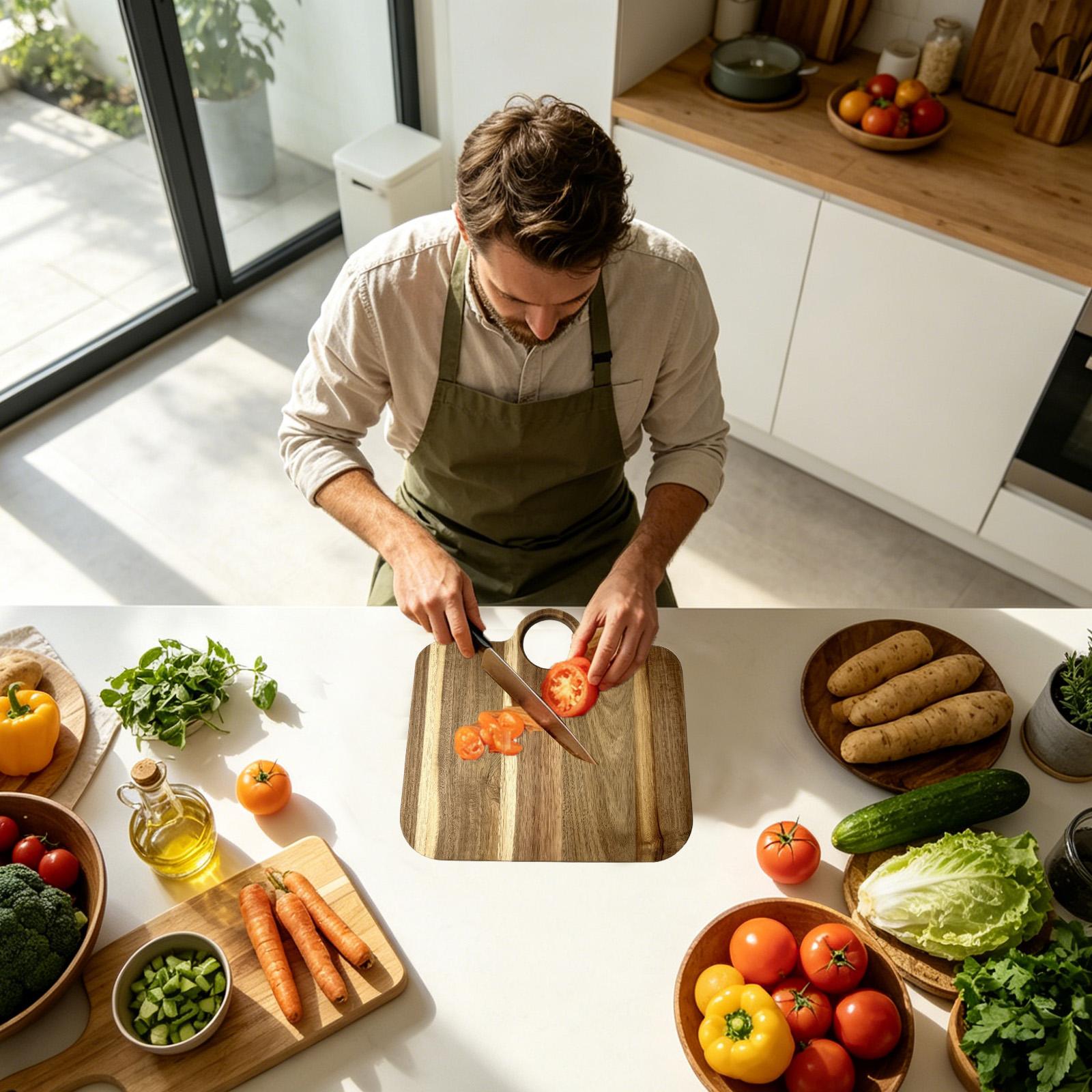 Snijplank tasvormig antislip k - Bamboo Cutting Board recensie en prijs
