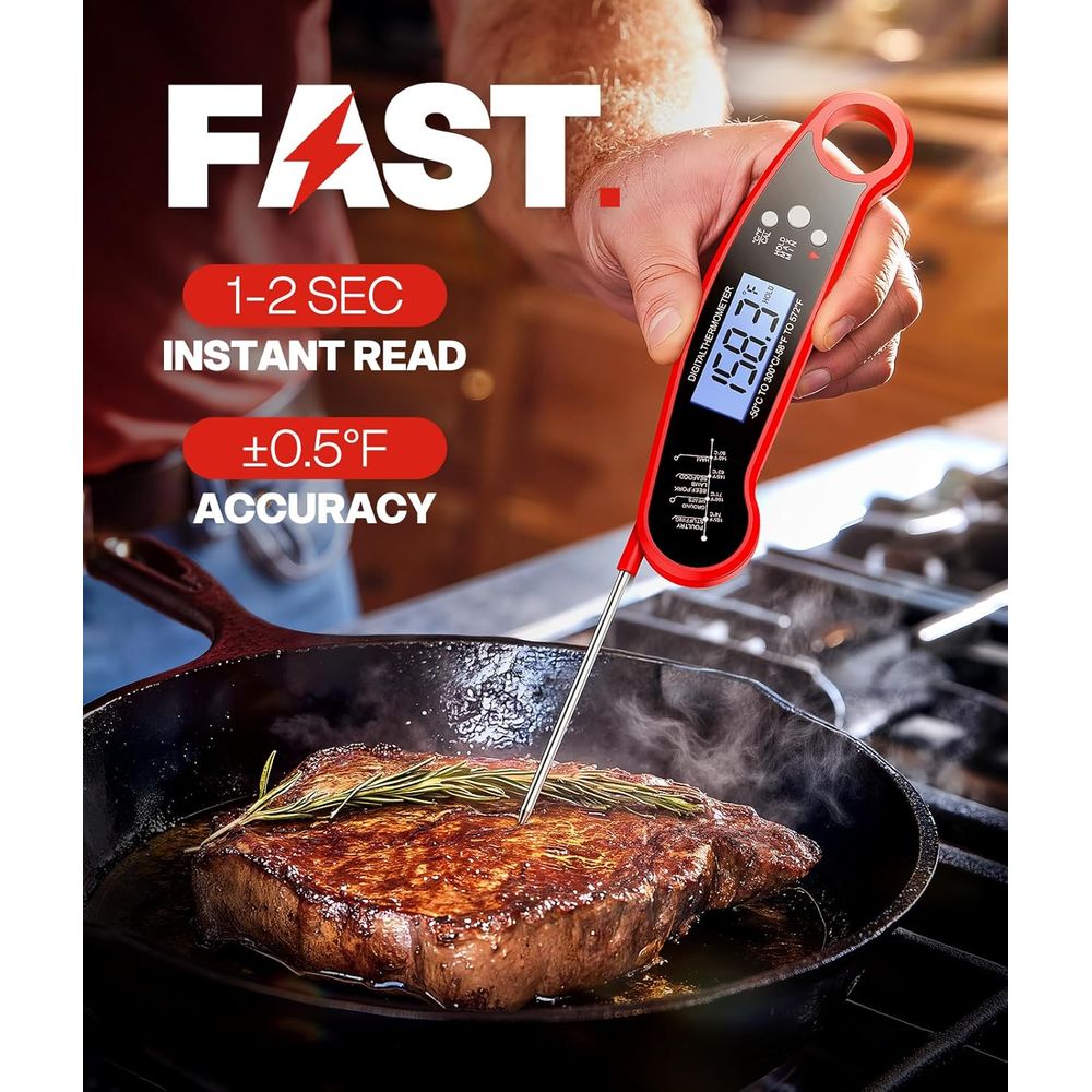 Digitale vleesthermometer voor - Kitchen Gadgets Essential recensie en prijs